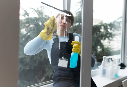 Nettoyage de vitres intérieures et extérieures à Menouville